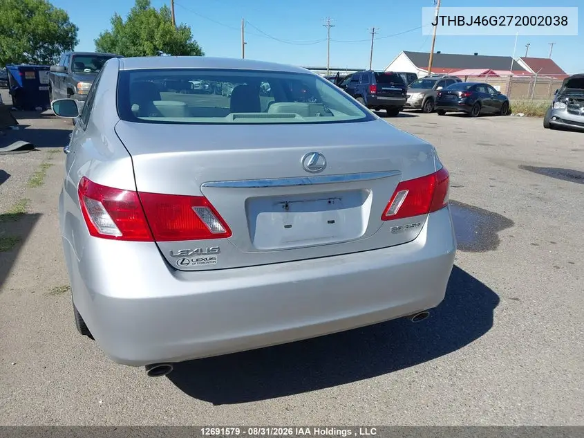 2007 LEXUS ES VIN JTHBJ46G272002038 — фото 15