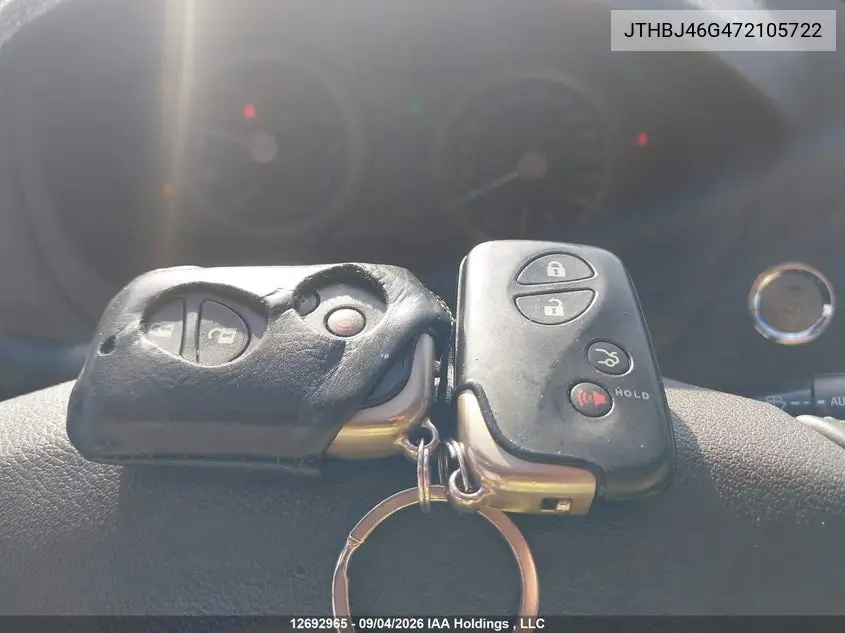 2007 LEXUS ES VIN JTHBJ46G472105722 — фото 10