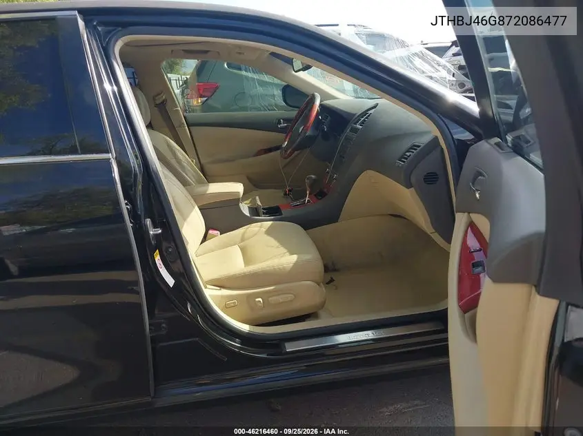 2007 LEXUS ES VIN JTHBJ46G872086477 — фото 5