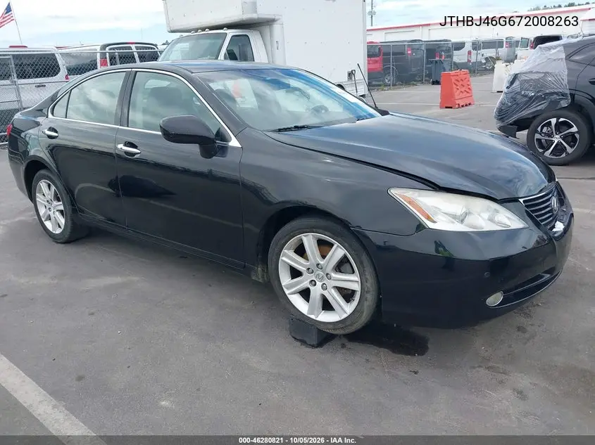 LEXUS ES 2007, VIN JTHBJ46G672008263