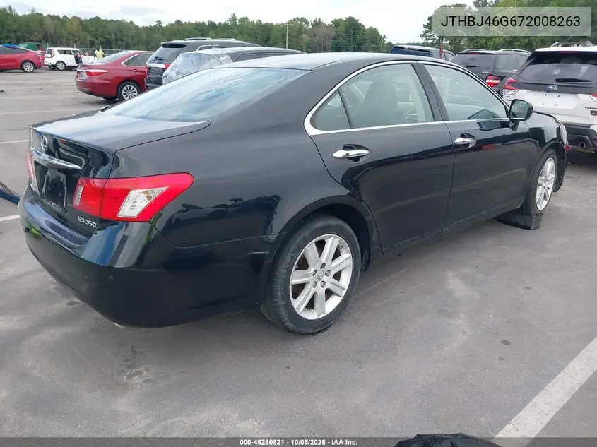 2007 LEXUS ES VIN JTHBJ46G672008263 — фото 4