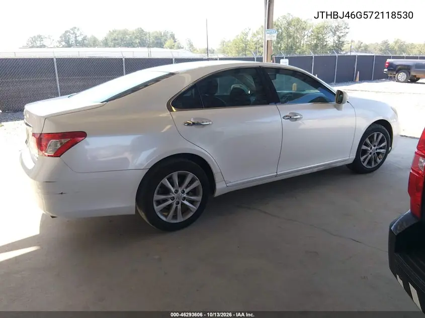 2007 LEXUS ES VIN JTHBJ46G572118530 — фото 4