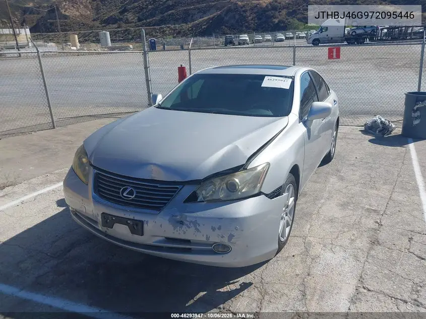 2007 LEXUS ES VIN JTHBJ46G972095446 — фото 2