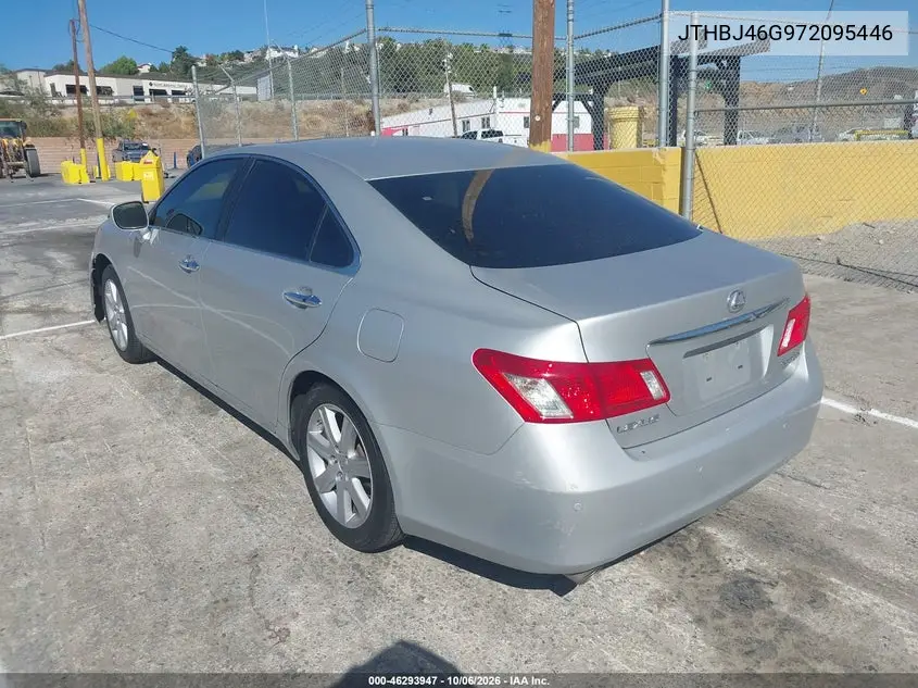 2007 LEXUS ES VIN JTHBJ46G972095446 — фото 3
