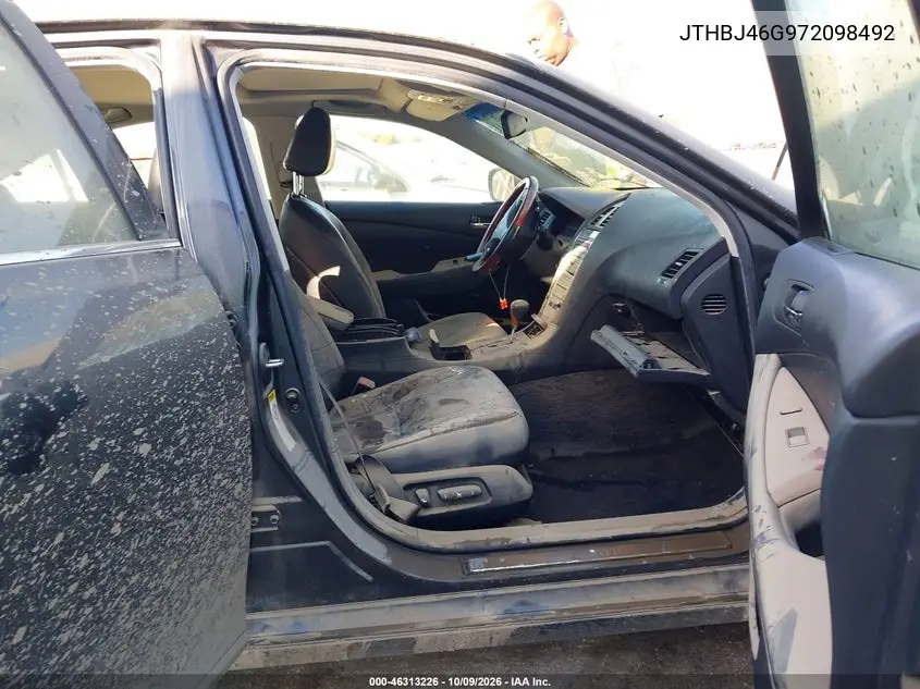 2007 LEXUS ES VIN JTHBJ46G972098492 — фото 5