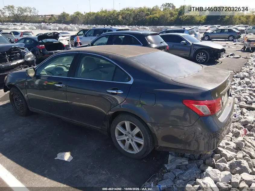2007 LEXUS ES VIN JTHBJ46G372032634 — фото 3