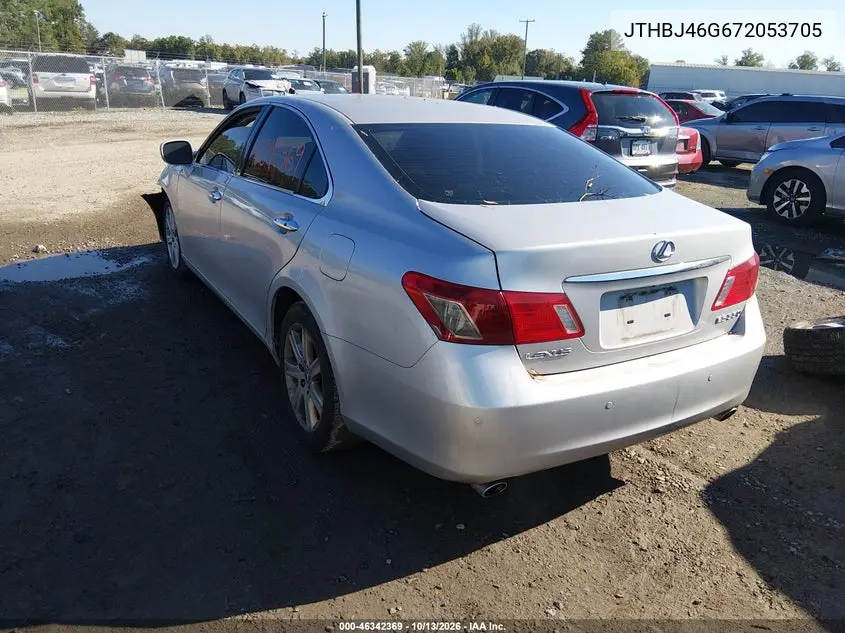 2007 LEXUS ES VIN JTHBJ46G672053705 — фото 3