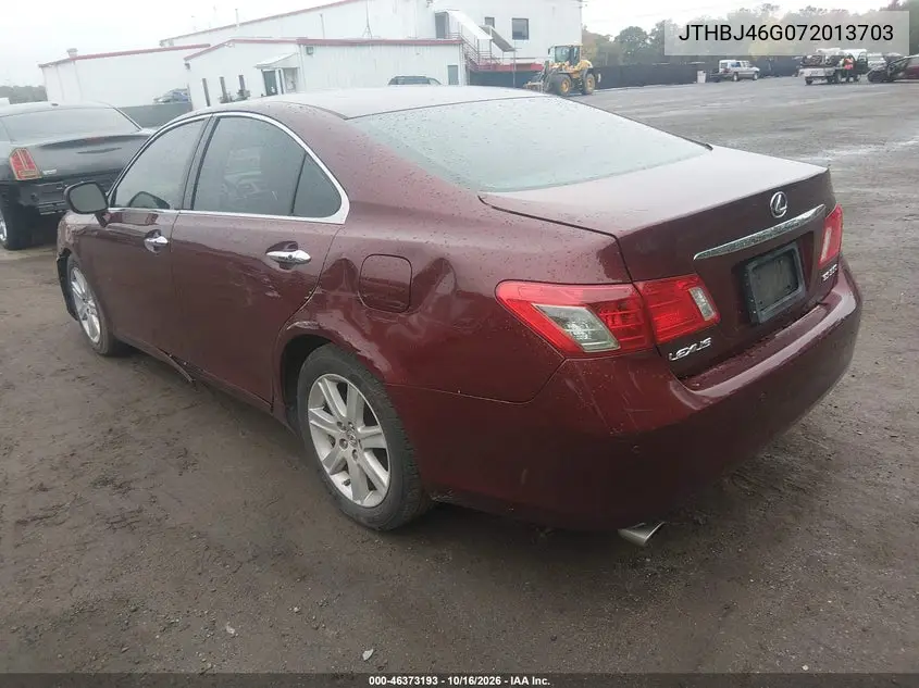 2007 LEXUS ES VIN JTHBJ46G072013703 — фото 3