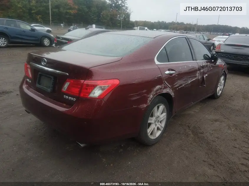 2007 LEXUS ES VIN JTHBJ46G072013703 — фото 4