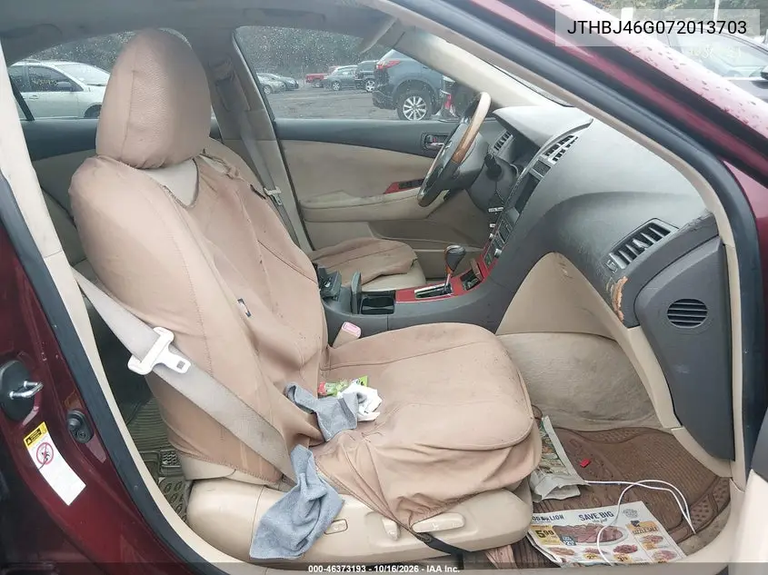 2007 LEXUS ES VIN JTHBJ46G072013703 — фото 5