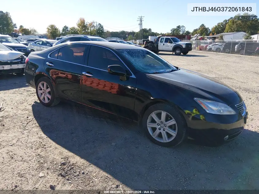 LEXUS ES 2007, VIN JTHBJ46G372061843