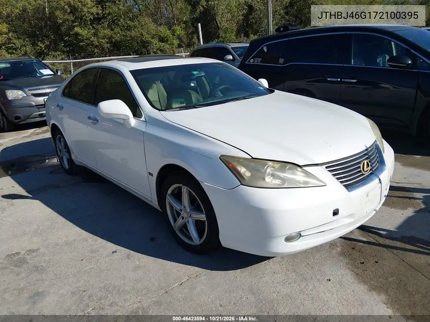 LEXUS ES 2007, VIN JTHBJ46G172100395