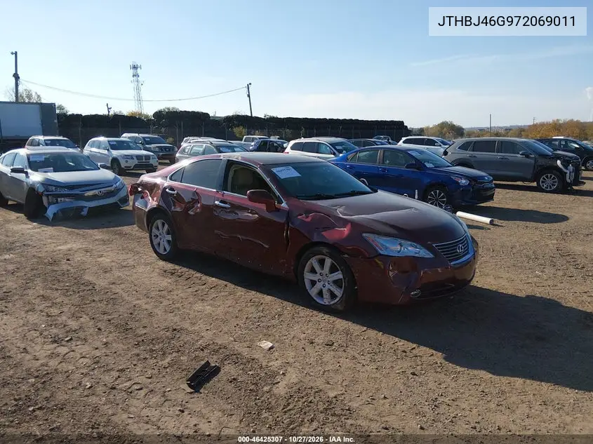 LEXUS ES 2007, VIN JTHBJ46G972069011