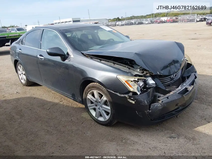 LEXUS ES 2008, VIN JTHBJ46G782162689