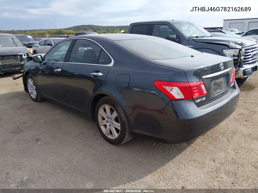 2008 LEXUS ES VIN JTHBJ46G782162689 — фото 3