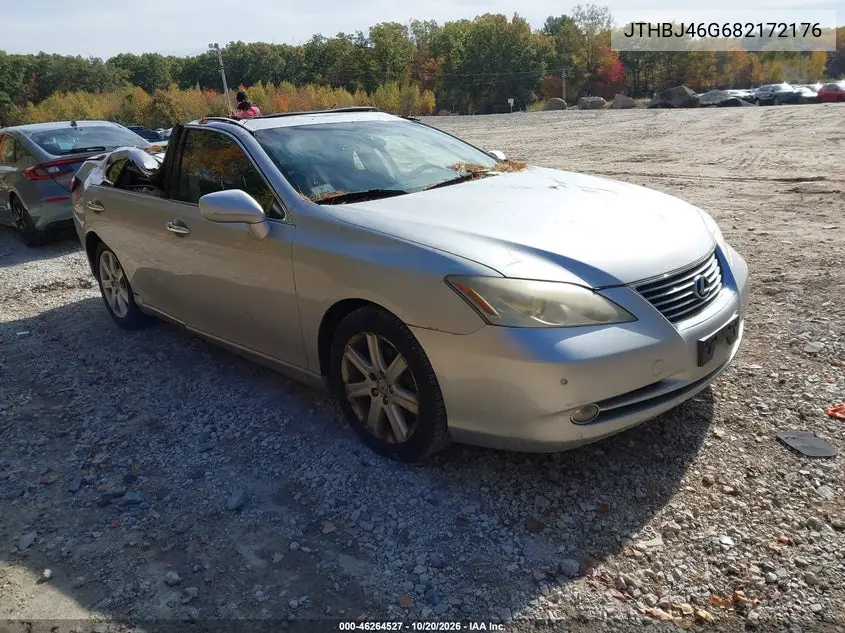 LEXUS ES 2008, VIN JTHBJ46G682172176