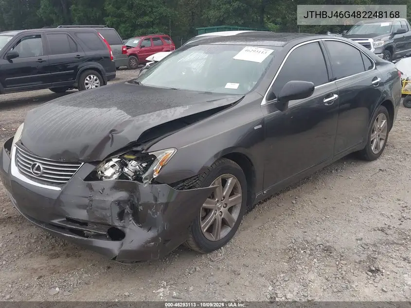 2008 LEXUS ES VIN JTHBJ46G482248168 — фото 2