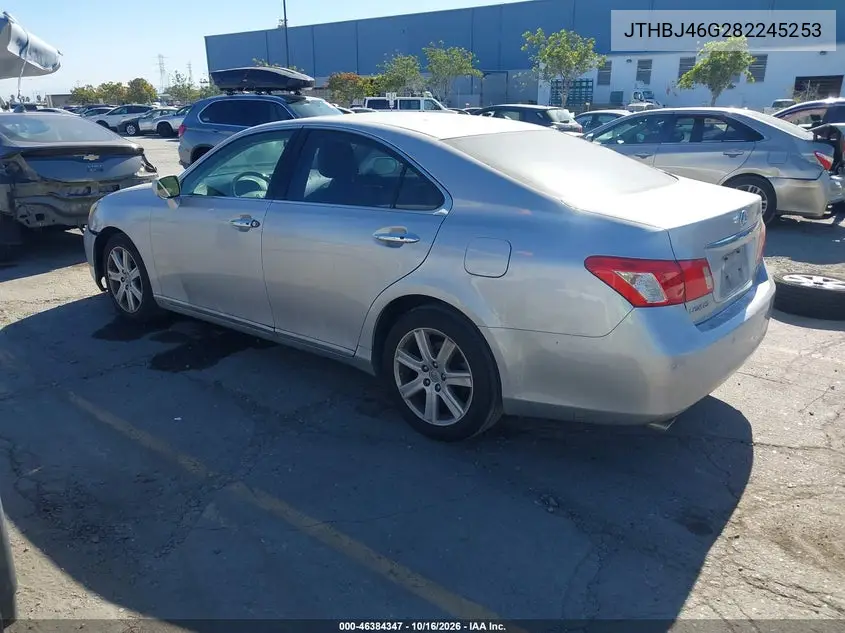 2008 LEXUS ES VIN JTHBJ46G282245253 — фото 3