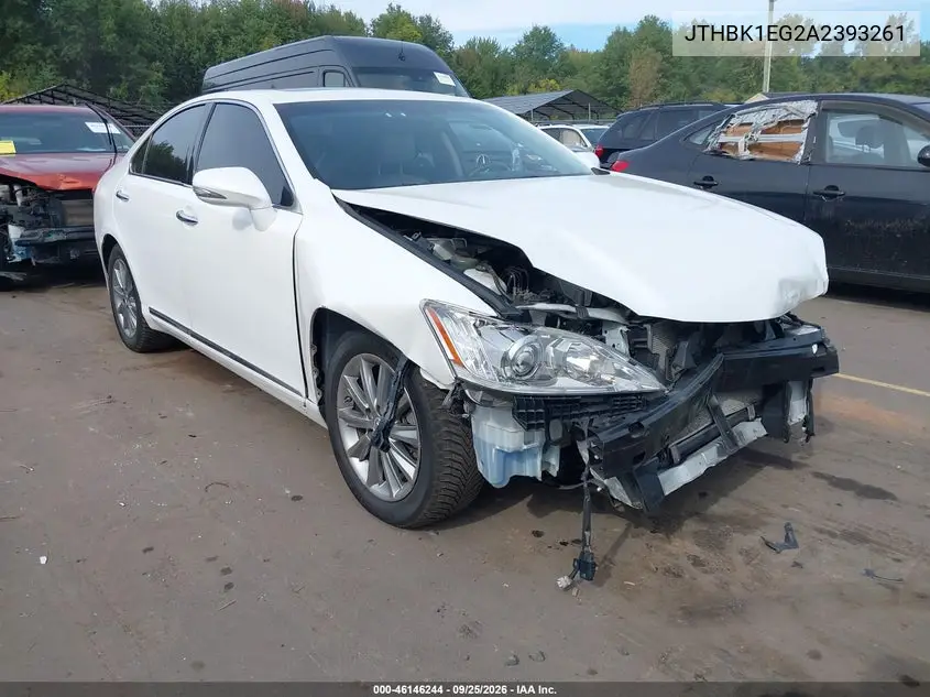 LEXUS ES 2010, VIN JTHBK1EG2A2393261