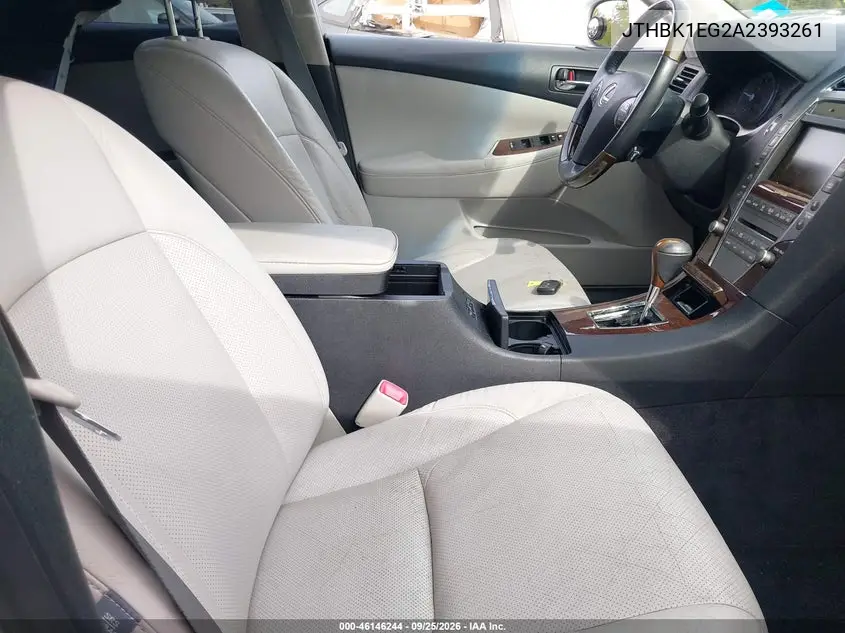 2010 LEXUS ES VIN JTHBK1EG2A2393261 — фото 5