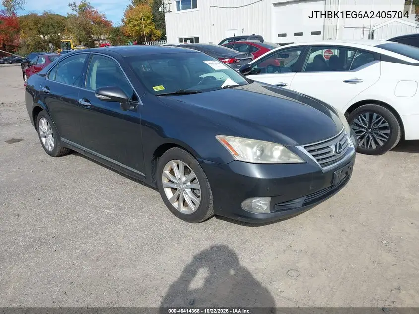 LEXUS ES 2010, VIN JTHBK1EG6A2405704