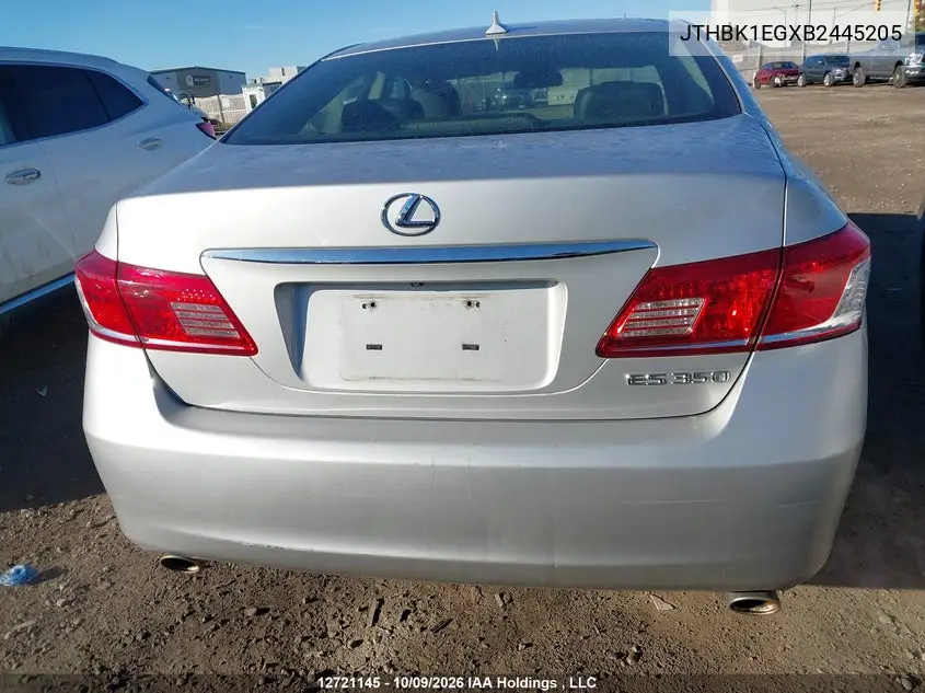 2011 LEXUS ES VIN JTHBK1EGXB2445205 — фото 16