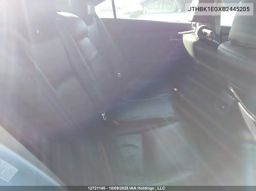 2011 LEXUS ES VIN JTHBK1EGXB2445205 — фото 8