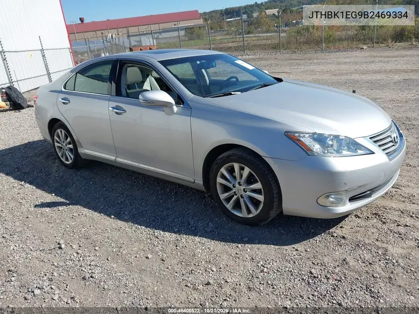 LEXUS ES 2011, VIN JTHBK1EG9B2469334