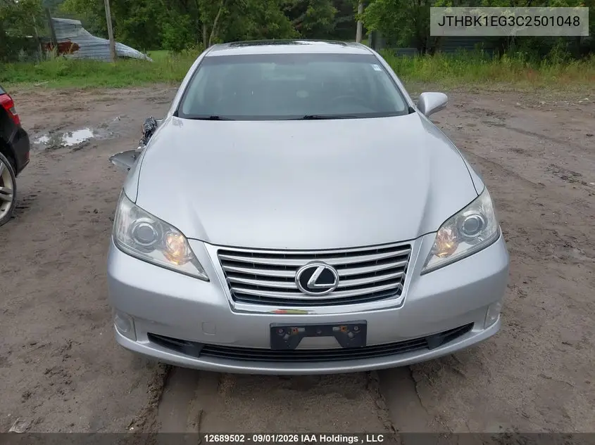 2012 LEXUS ES VIN JTHBK1EG3C2501048 — фото 12