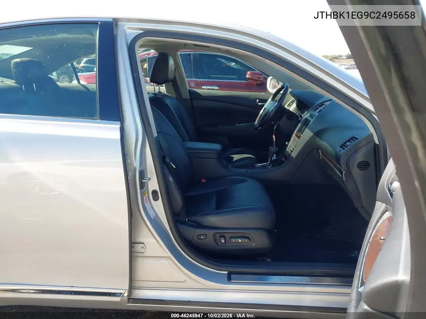 2012 LEXUS ES VIN JTHBK1EG9C2495658 — фото 5