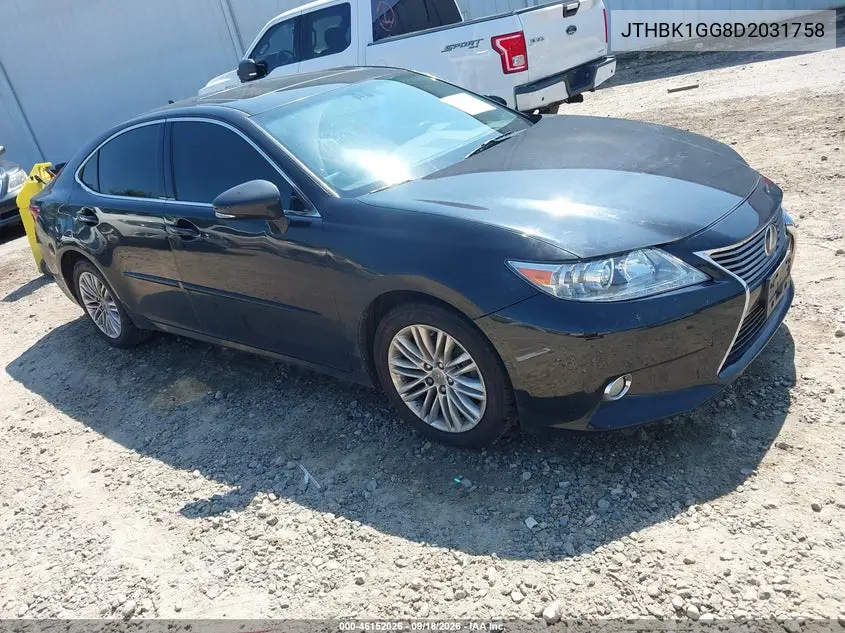 LEXUS ES 2013, VIN JTHBK1GG8D2031758