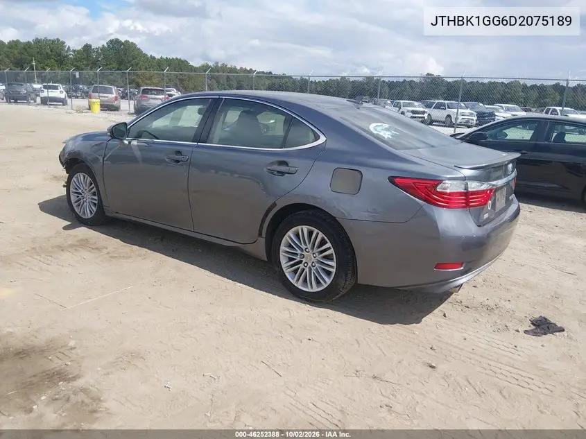 2013 LEXUS ES VIN JTHBK1GG6D2075189 — фото 3