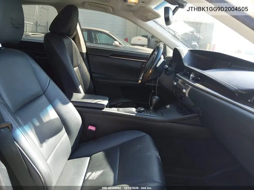 2013 LEXUS ES VIN JTHBK1GG9D2004505 — фото 5