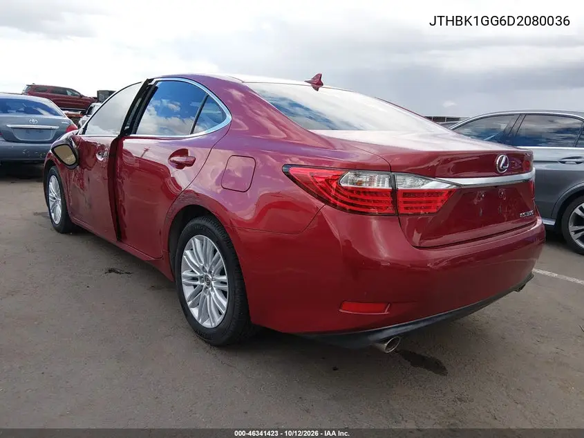 2013 LEXUS ES VIN JTHBK1GG6D2080036 — фото 3
