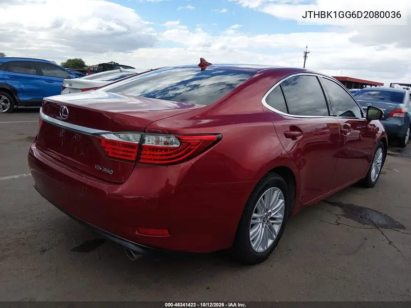 2013 LEXUS ES VIN JTHBK1GG6D2080036 — фото 4