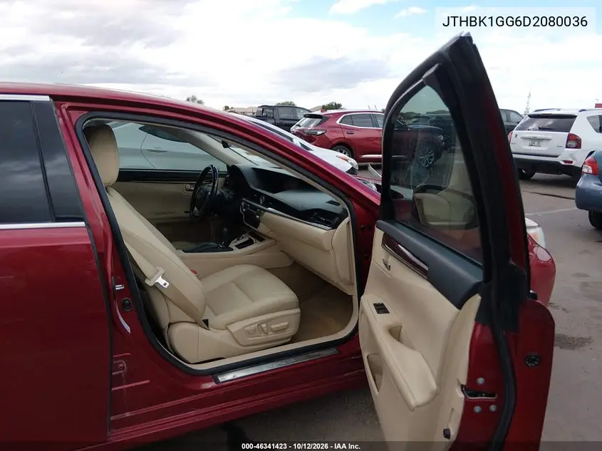 2013 LEXUS ES VIN JTHBK1GG6D2080036 — фото 5