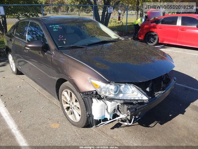 LEXUS ES 2013, VIN JTHBW1GG5D2018258
