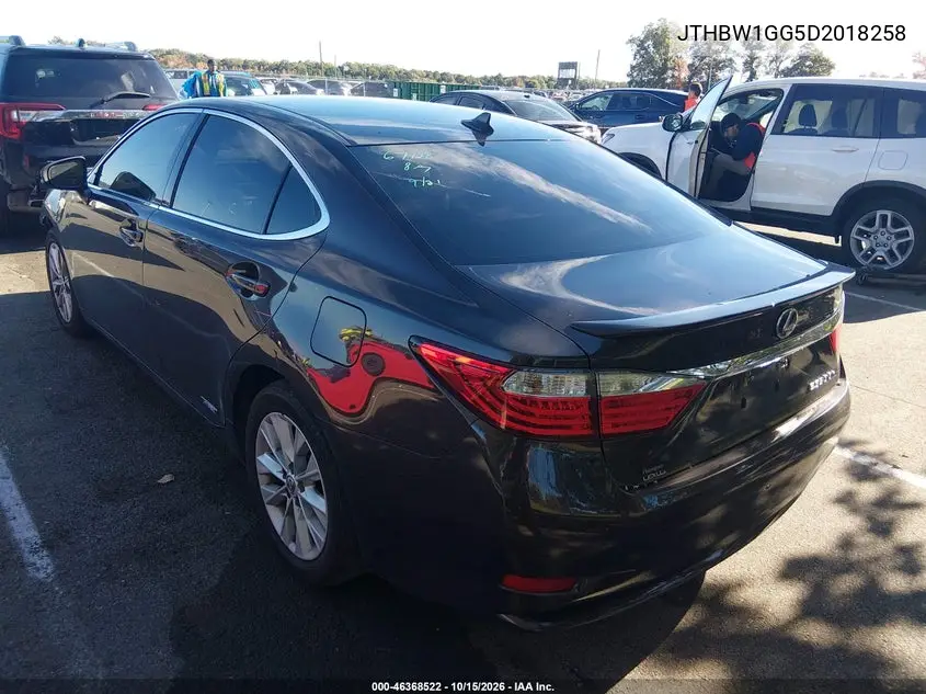 2013 LEXUS ES VIN JTHBW1GG5D2018258 — фото 3