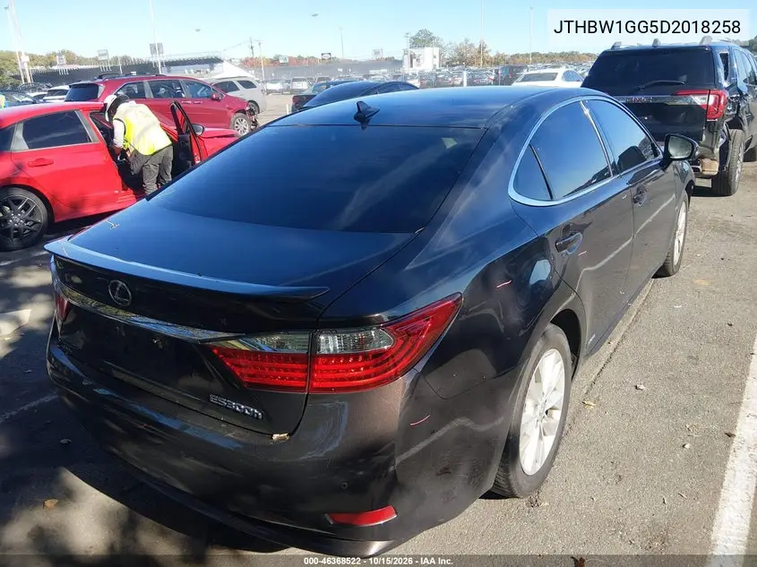 2013 LEXUS ES VIN JTHBW1GG5D2018258 — фото 4