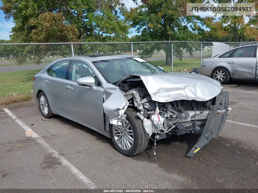 LEXUS ES 2014, VIN JTHBK1GG5E2094933