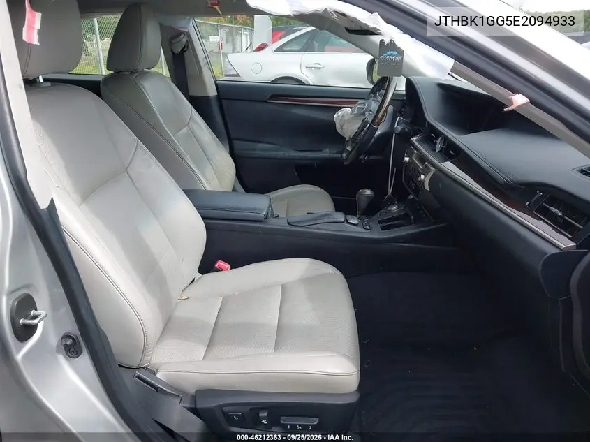 2014 LEXUS ES VIN JTHBK1GG5E2094933 — фото 5