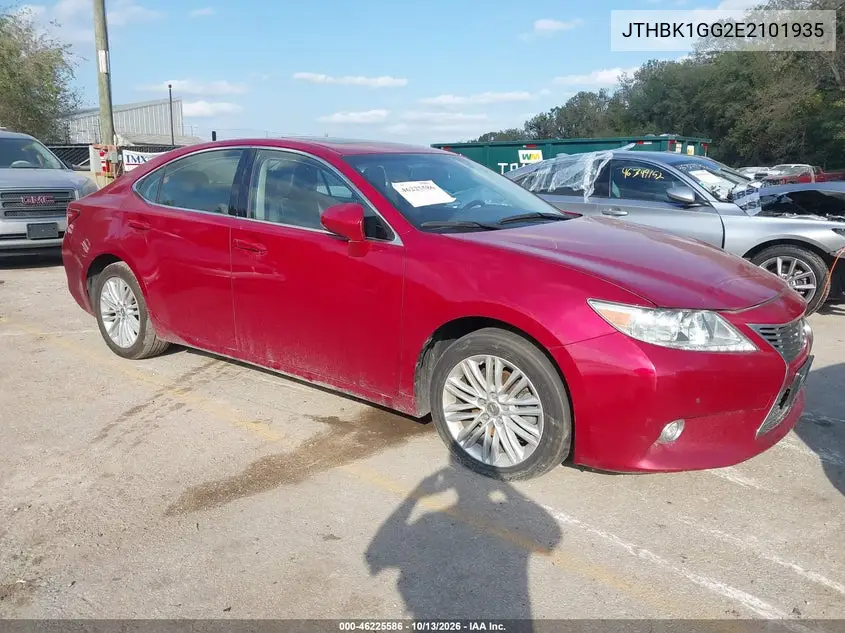 LEXUS ES 2014, VIN JTHBK1GG2E2101935