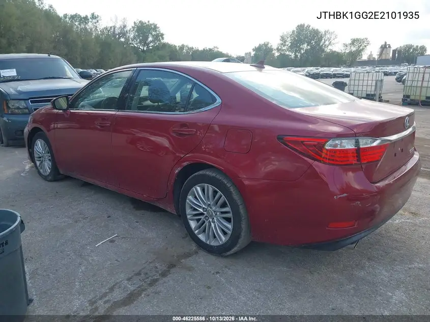 2014 LEXUS ES VIN JTHBK1GG2E2101935 — фото 3