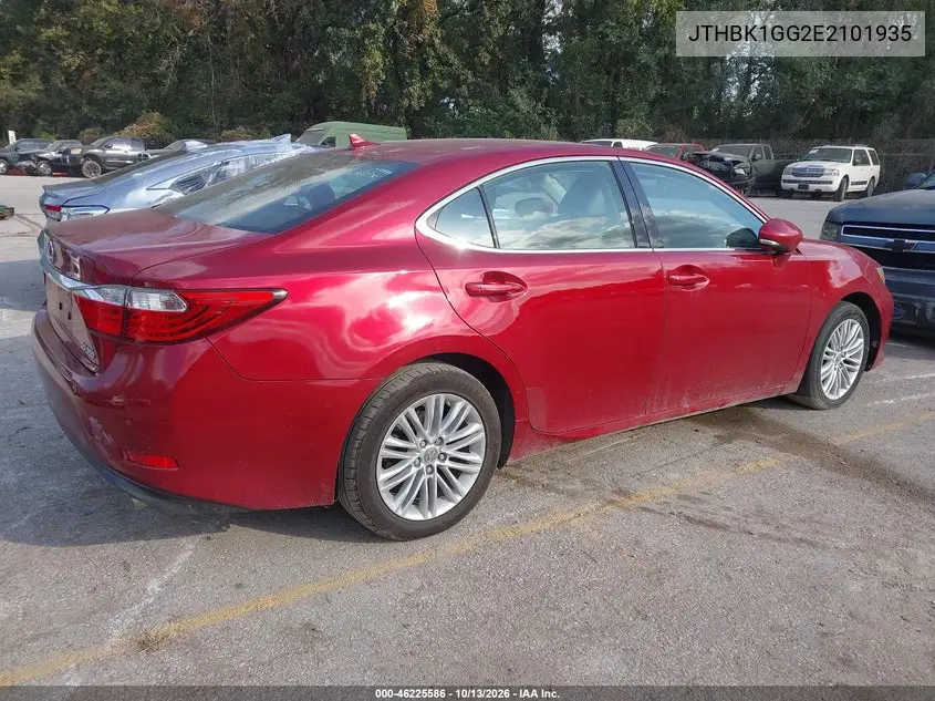 2014 LEXUS ES VIN JTHBK1GG2E2101935 — фото 4