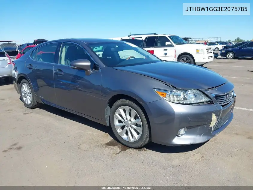 LEXUS ES 2014, VIN JTHBW1GG3E2075785