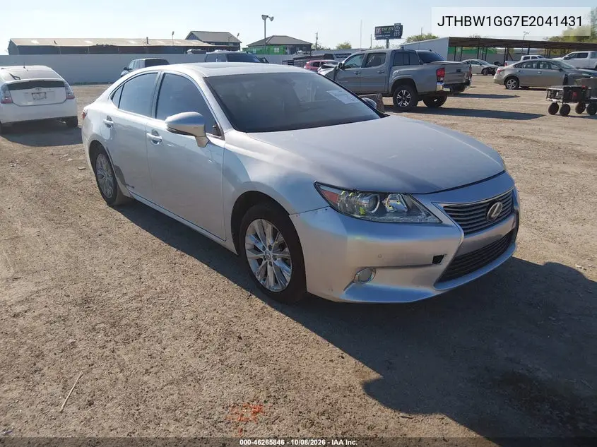 LEXUS ES 2014, VIN JTHBW1GG7E2041431