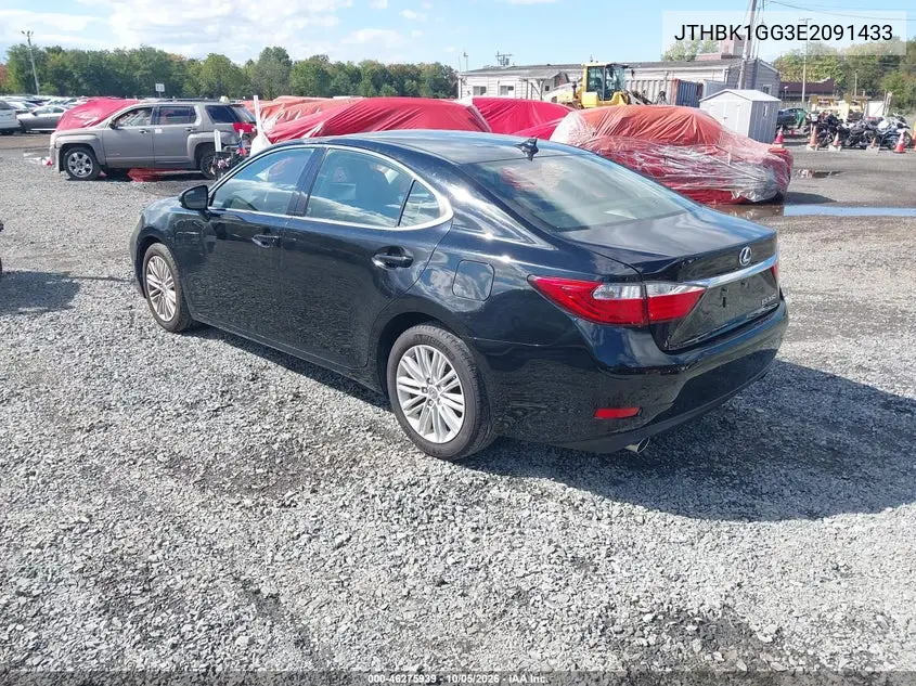2014 LEXUS ES VIN JTHBK1GG3E2091433 — фото 3