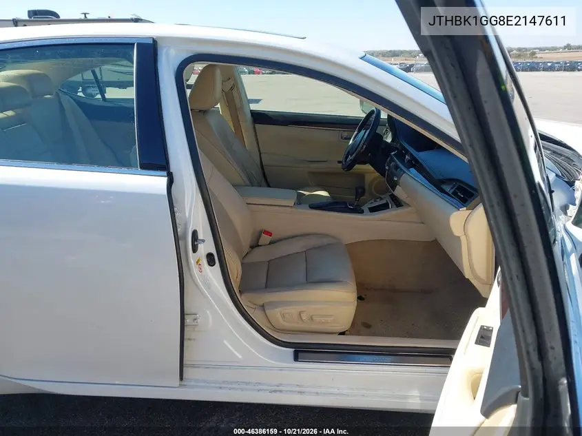 LEXUS ES 2014, VIN JTHBK1GG8E2147611