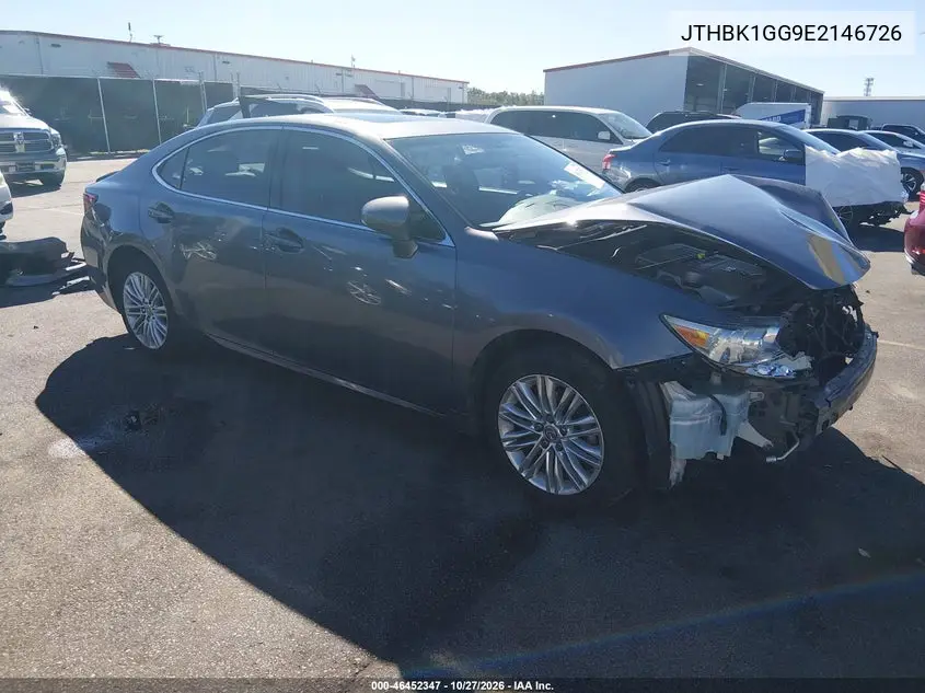 LEXUS ES 2014, VIN JTHBK1GG9E2146726