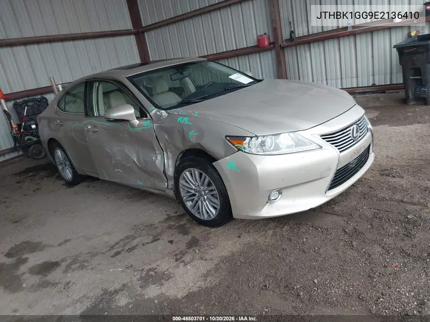 LEXUS ES 2014, VIN JTHBK1GG9E2136410